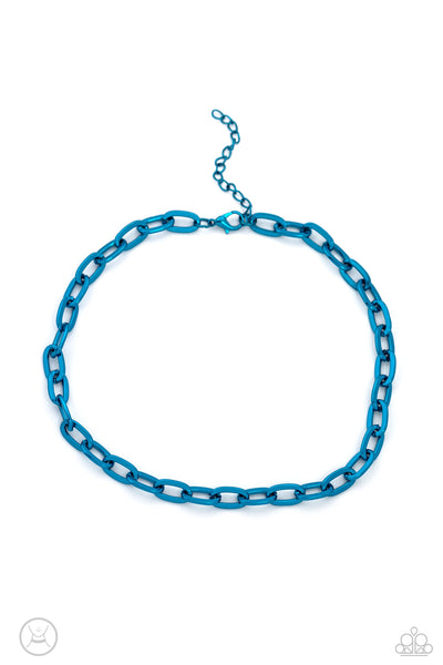 Paparazzi Necklace & Bracelet Set - Exuberant Encore Necklace, Energetic Encore Bracelet - Blue