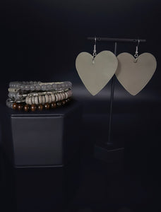 Paparazzi Bracelet & Earring Set - Silver