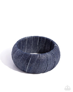 Paparazzi Bracelet- Denim Delight - Blue