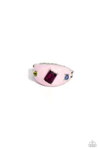 Paparazzi Ring - Blinding Behavior - Pink