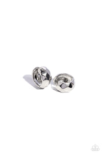 Paparazzi Earrings - Patterned Past - Silver