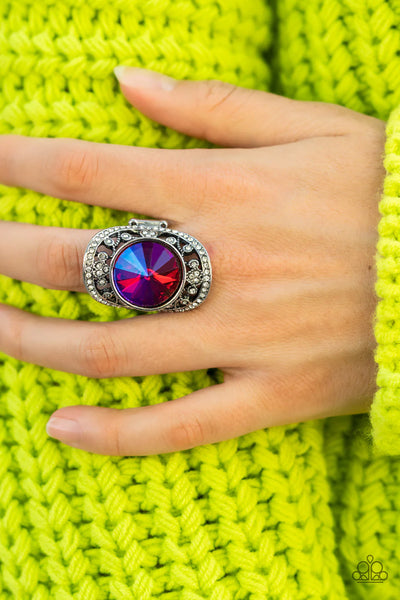 Paparazzi Ring - Galactic Garden - Pink