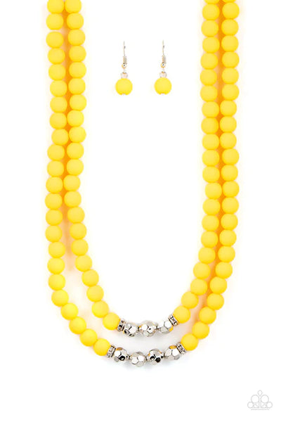 Paparazzi Necklace - Summer Splash - Yellow