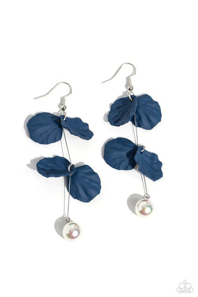 Paparazzi Earrings - Edwardian Era - Blue