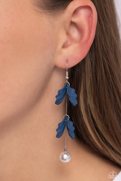 Paparazzi Earrings - Edwardian Era - Blue