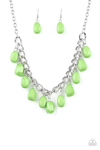 Paparazzi Necklace- Take The Color Wheel - Green
