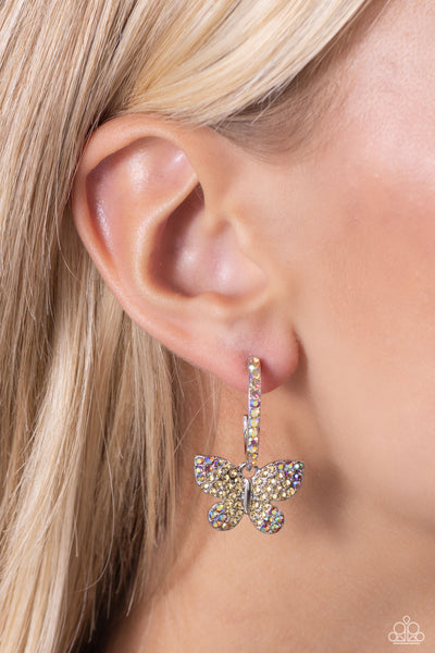 Paparazzi Earrings - Whimsical Waltz - Yellow