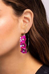 Paparazzi Earrings - Ethereal Embellishment - Pink