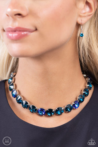 Paparazzi Necklace -  Alluring A-Lister - Blue