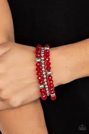 Paparazzi Bracelets - Prismatic Perceptions - Red