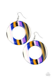 Paparazzi Earrings-In Retrospect - Multi