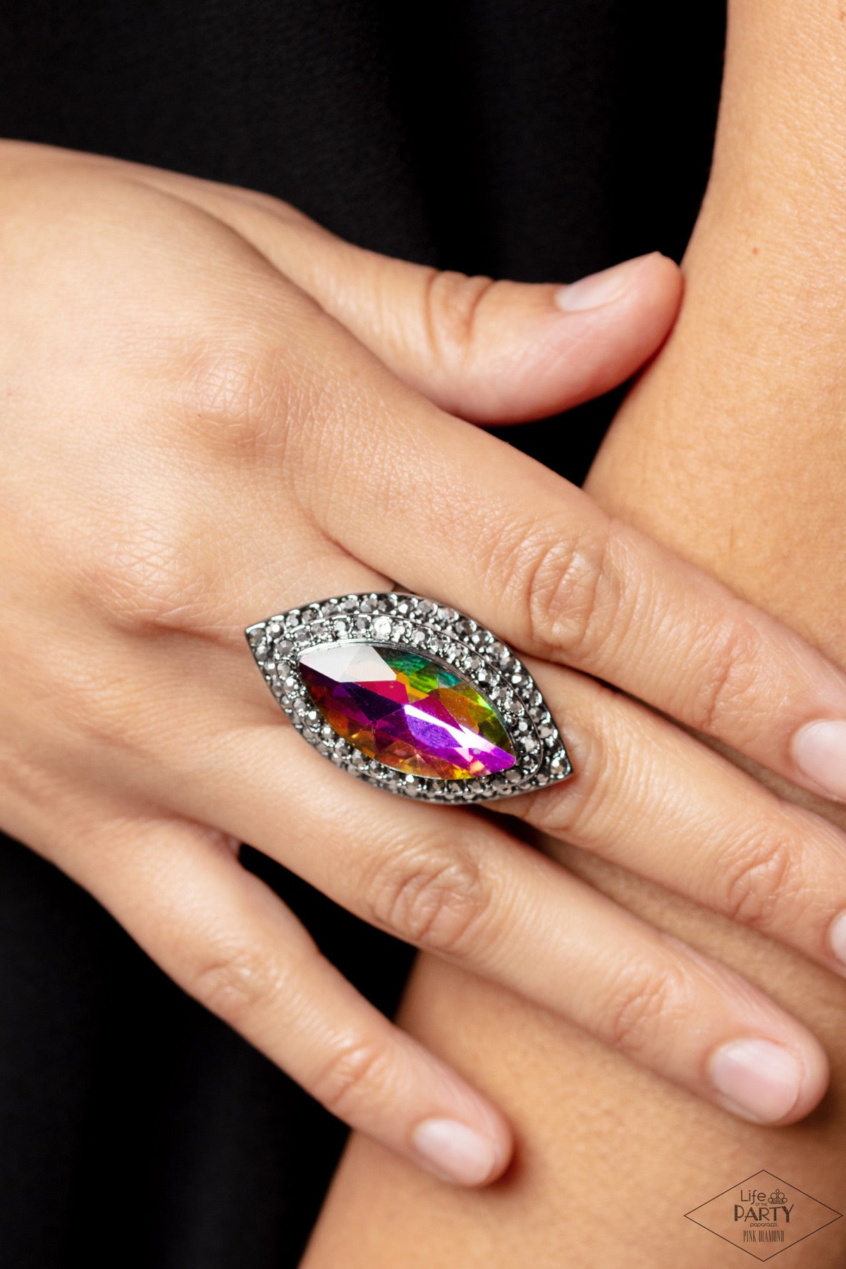 Paparazzi Ring - Jaw-Dropping Dazzle - Multi (Pink Diamond)