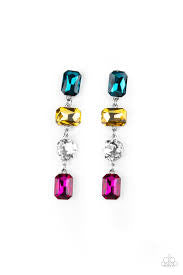 Paparazzi Earrings-  Cosmic Heiress - Multi