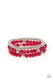 Paparazzi Bracelets - Prismatic Perceptions - Red