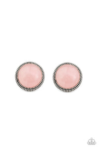 Paparazzi Earrings - Desert Dew - Pink - SHOPBLINGINGPRETTY