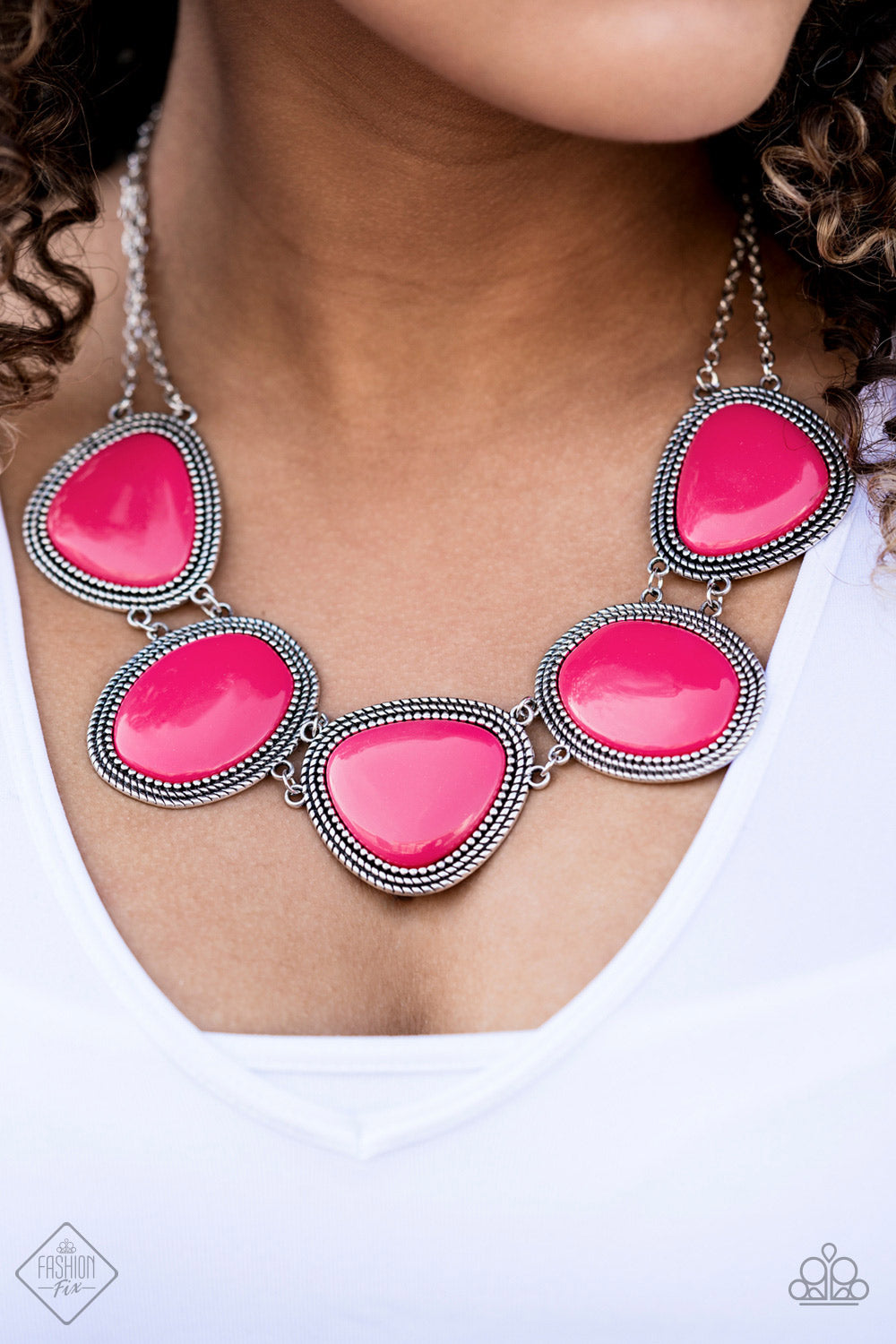 Paparazzi Necklace-Viva La VIVID (May 2019 Fashion Fix) - SHOPBLINGINGPRETTY