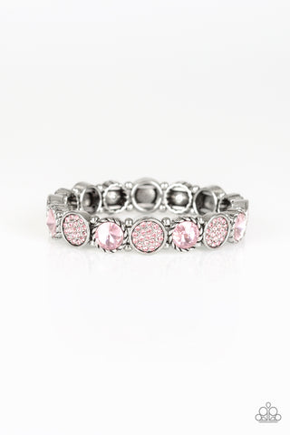 Paparazzi  Bracelet- Take A Moment To Reflect - Pink - SHOPBLINGINGPRETTY