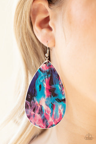 Paparazzi Earrings- Mosaic Chic - Multi - SHOPBLINGINGPRETTY