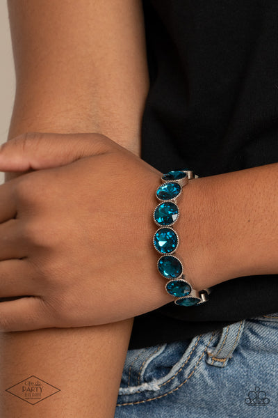 Paparazzi Bracelets - Number One Knockout - Blue