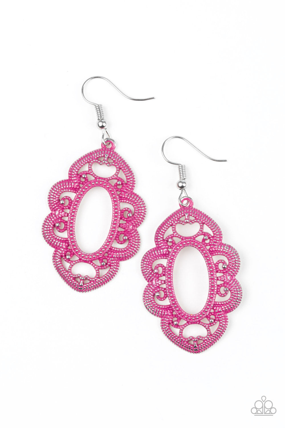 Paparazzi Earrings - Mantras and Mandalas - Pink - SHOPBLINGINGPRETTY
