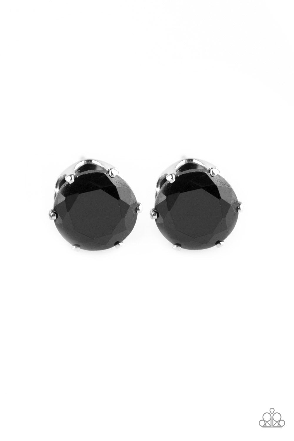 Paparazzi Earrings-  Come Out On Top - Black - SHOPBLINGINGPRETTY