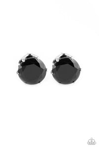 Paparazzi Earrings-  Come Out On Top - Black - SHOPBLINGINGPRETTY