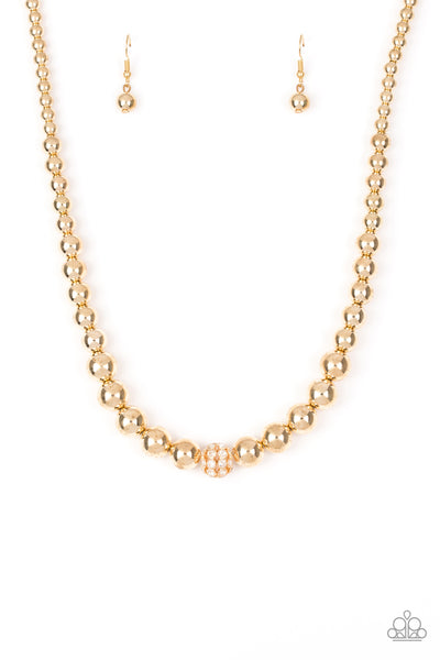 Paparazzi Necklaces - High-Stakes FAME - Gold