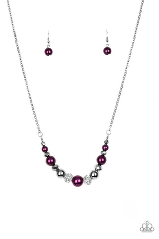 Paparazzi Necklace - The Big-Leaguer - Purple - SHOPBLINGINGPRETTY