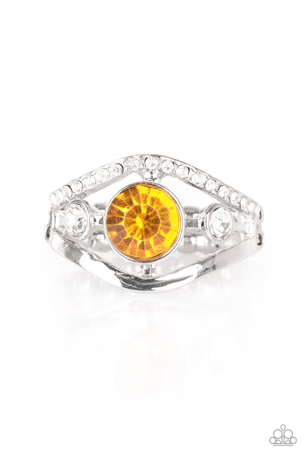 Paparazzi Ring - Rich With Richness - Yellow - SHOPBLINGINGPRETTY