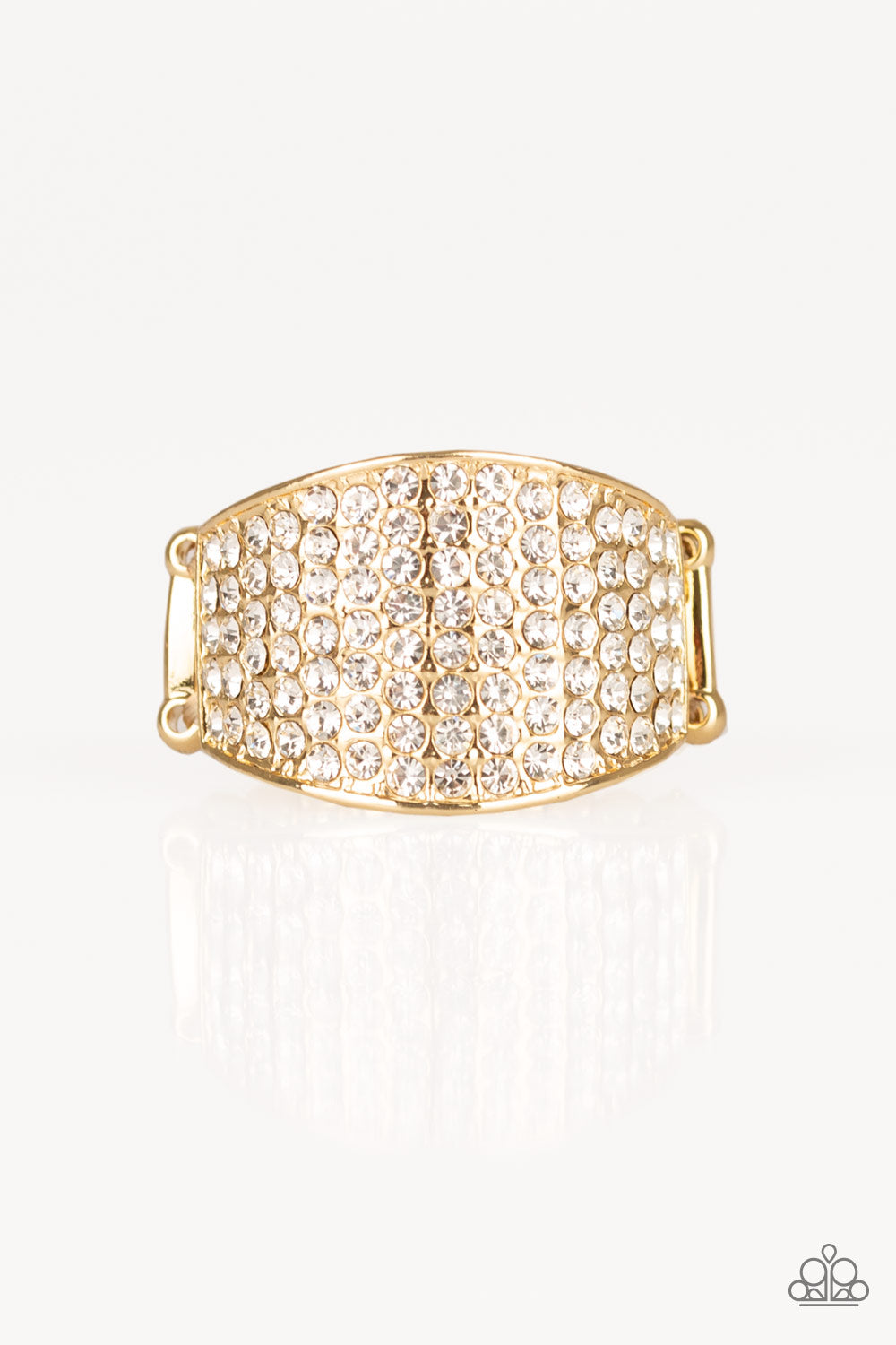 Paparazzi Ring- Kaboom! - Gold - SHOPBLINGINGPRETTY