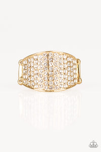 Paparazzi Ring- Kaboom! - Gold - SHOPBLINGINGPRETTY