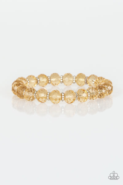 Paparazzi Bracelets- Crystal Candelabras - Gold