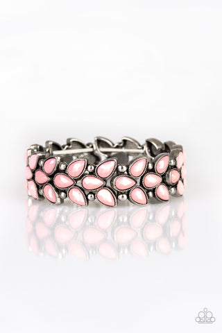 Paparazzi  Bracelet - Vintage Venture - Pink - SHOPBLINGINGPRETTY