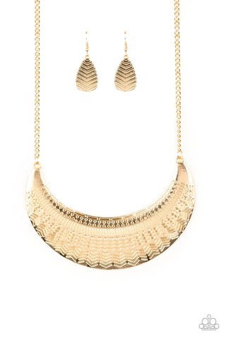 Paparazzi Necklace - Large As Life - Gold