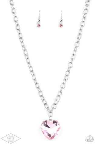 Paparazzi Necklaces - Flirtatiously Flashy - Pink