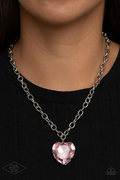 Paparazzi Necklaces - Flirtatiously Flashy - Pink