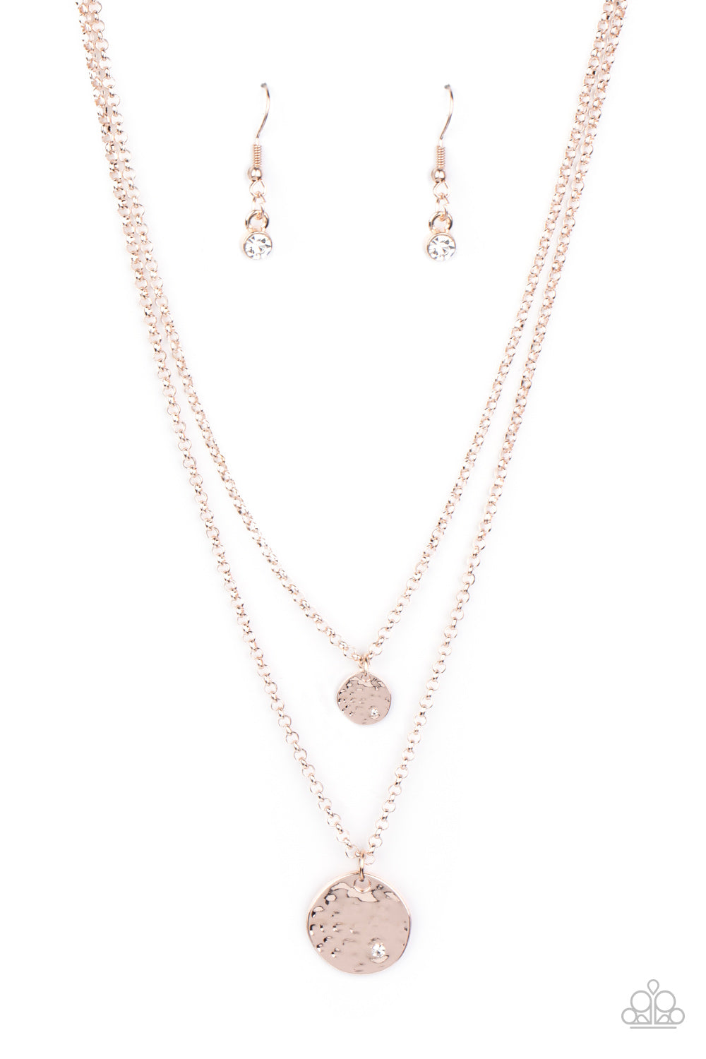 Paparazzi Necklaces - Modern Minimalist - Rose Gold