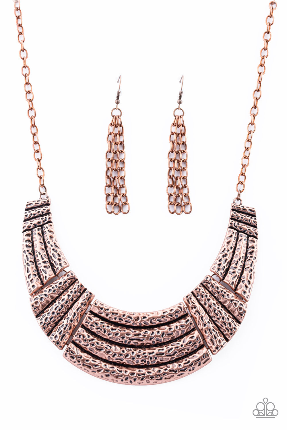 Paparazzi  Necklace -  Ready To Pounce - Copper - SHOPBLINGINGPRETTY