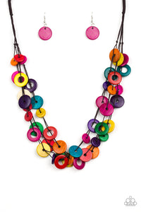 Paparazzi Necklace- Wonderfully Walla Walla - Multi - SHOPBLINGINGPRETTY