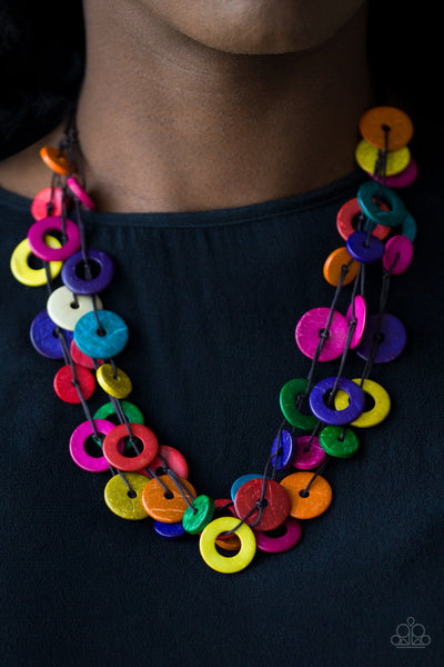 Paparazzi Necklace- Wonderfully Walla Walla - Multi - SHOPBLINGINGPRETTY