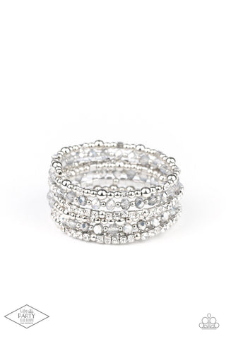 Paparazzi Bracelets - ICE Knowing You - Silver