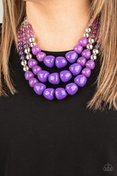 Paparazzi Necklace - Forbidden Fruit - Purple