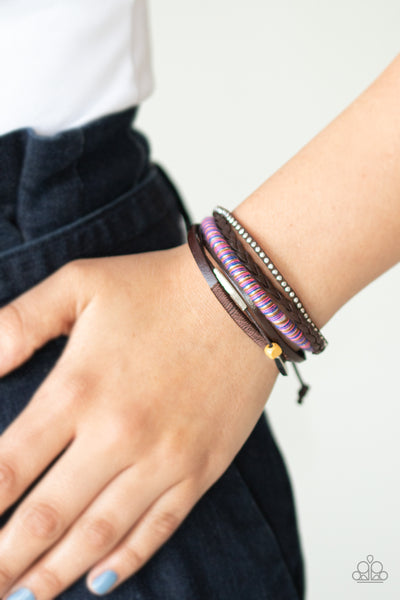 Paparazzi Bracelets - Wander-Struck - Brown