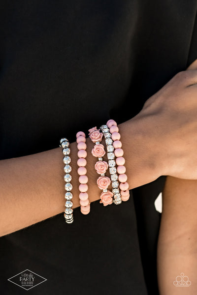 Paparazzi Bracelets -  Rose Garden Grandeur - Pink