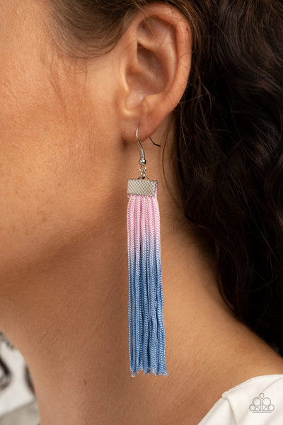 Paparazzi Earrings - Dual Immersion - Pink