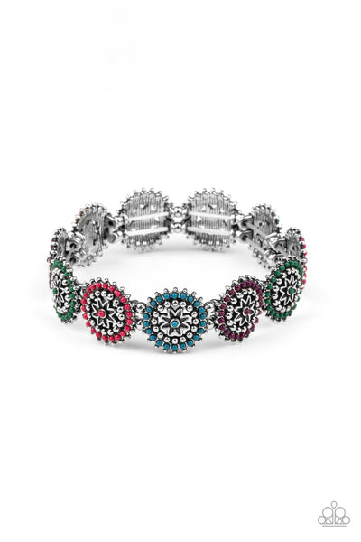 Paparazzi Bracelets - Bohemian Flowerbed - Multi