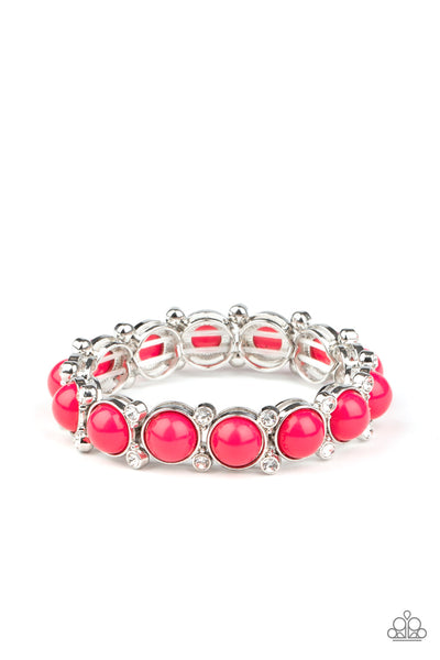 Paparazzi Bracelets - Flamboyantly Fruity - Pink