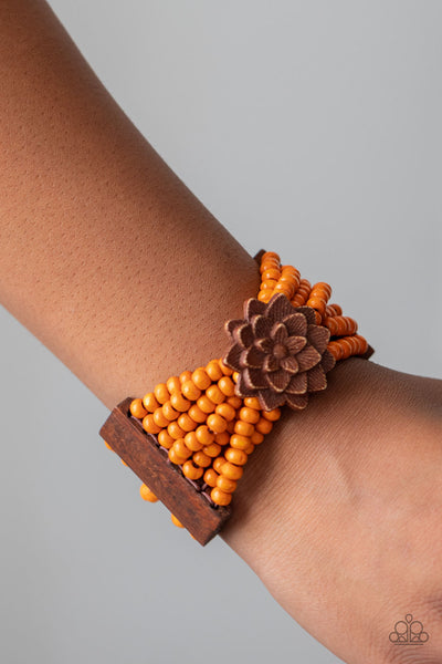 Paparazzi Bracelet - Tropical Sanctuary - Orange