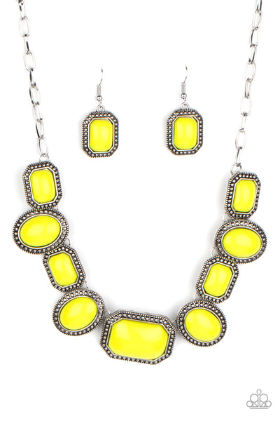 Paparazzi Necklace - Lets Get Loud - Yellow