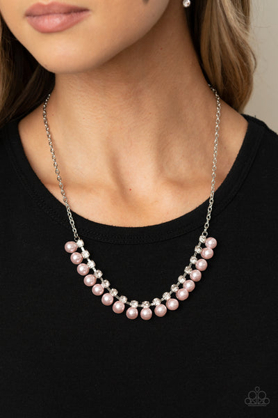 Paparazzi Necklaces - Frozen in TIMELESS - Pink